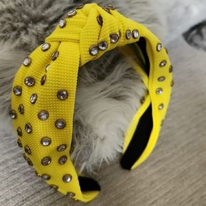 Vintage thick with Rhinestone knotted hairband hair accessories